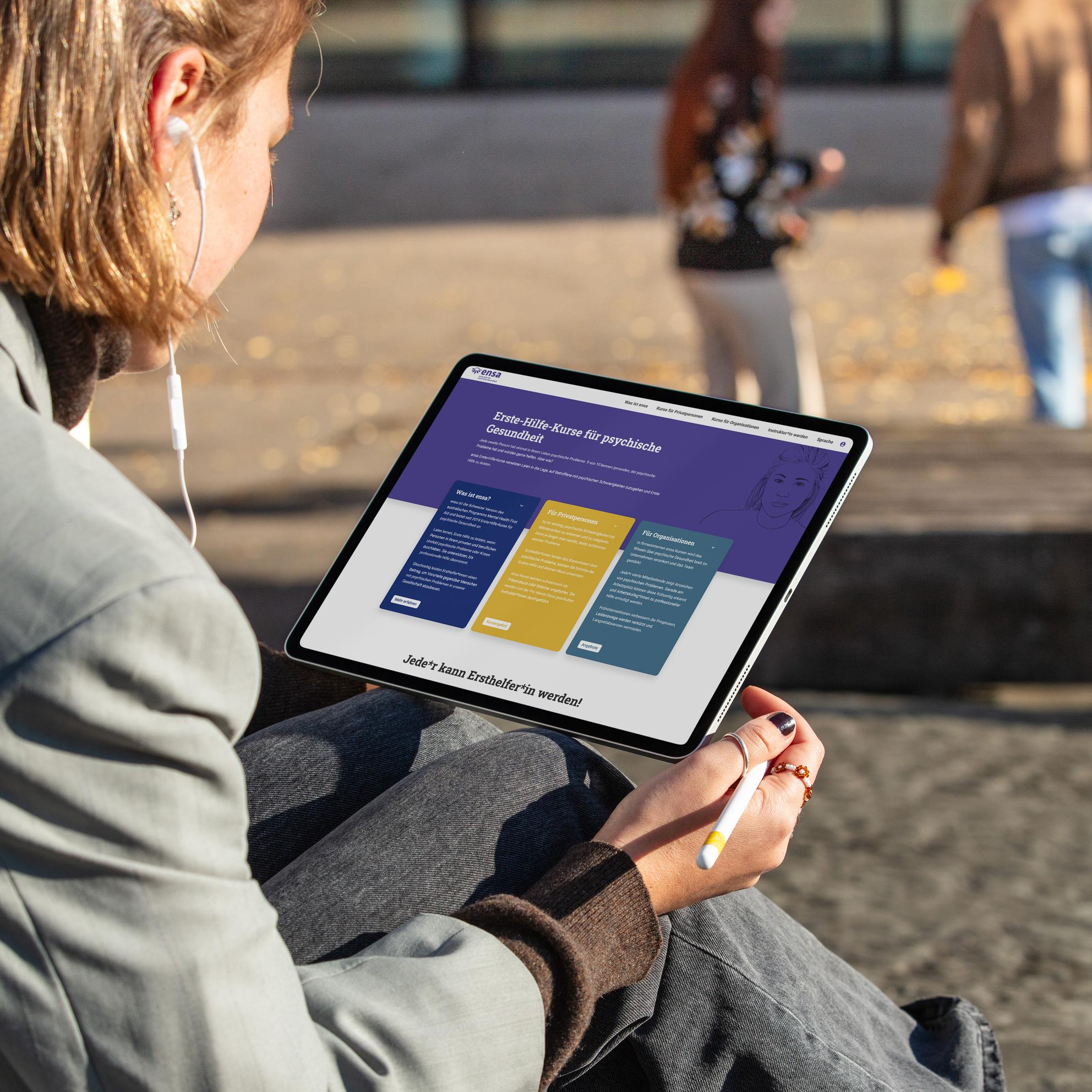 Bild von ensa: Onlineplattform für mentale Gesundheit