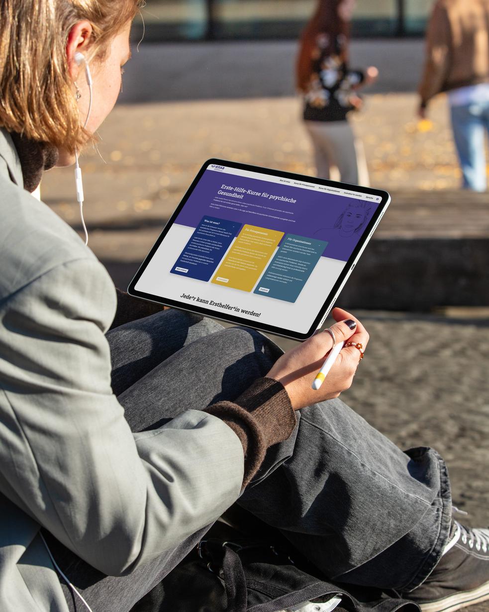 Bild von ensa: Onlineplattform für psychische Gesundheit