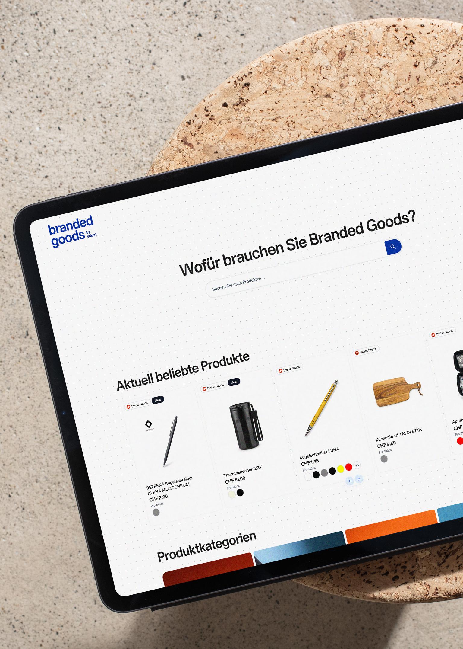 Bild von Eckert Branded Goods: Moderne B2B-Bestellplattform