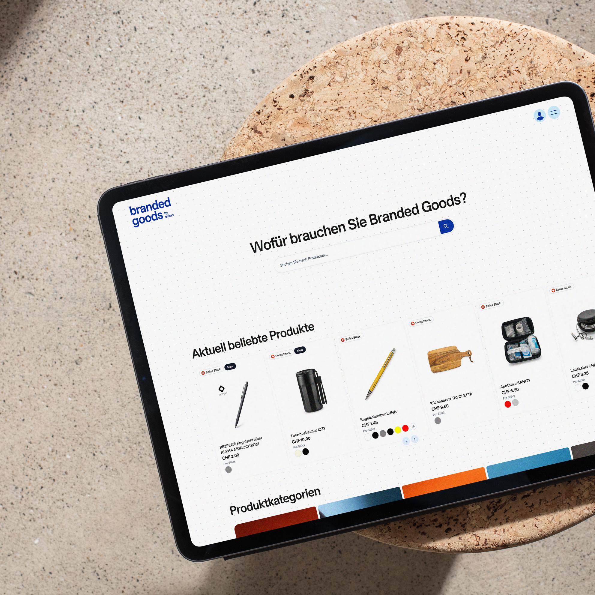 Bild von Eckert Branded Goods: Moderne B2B-Bestellplattform