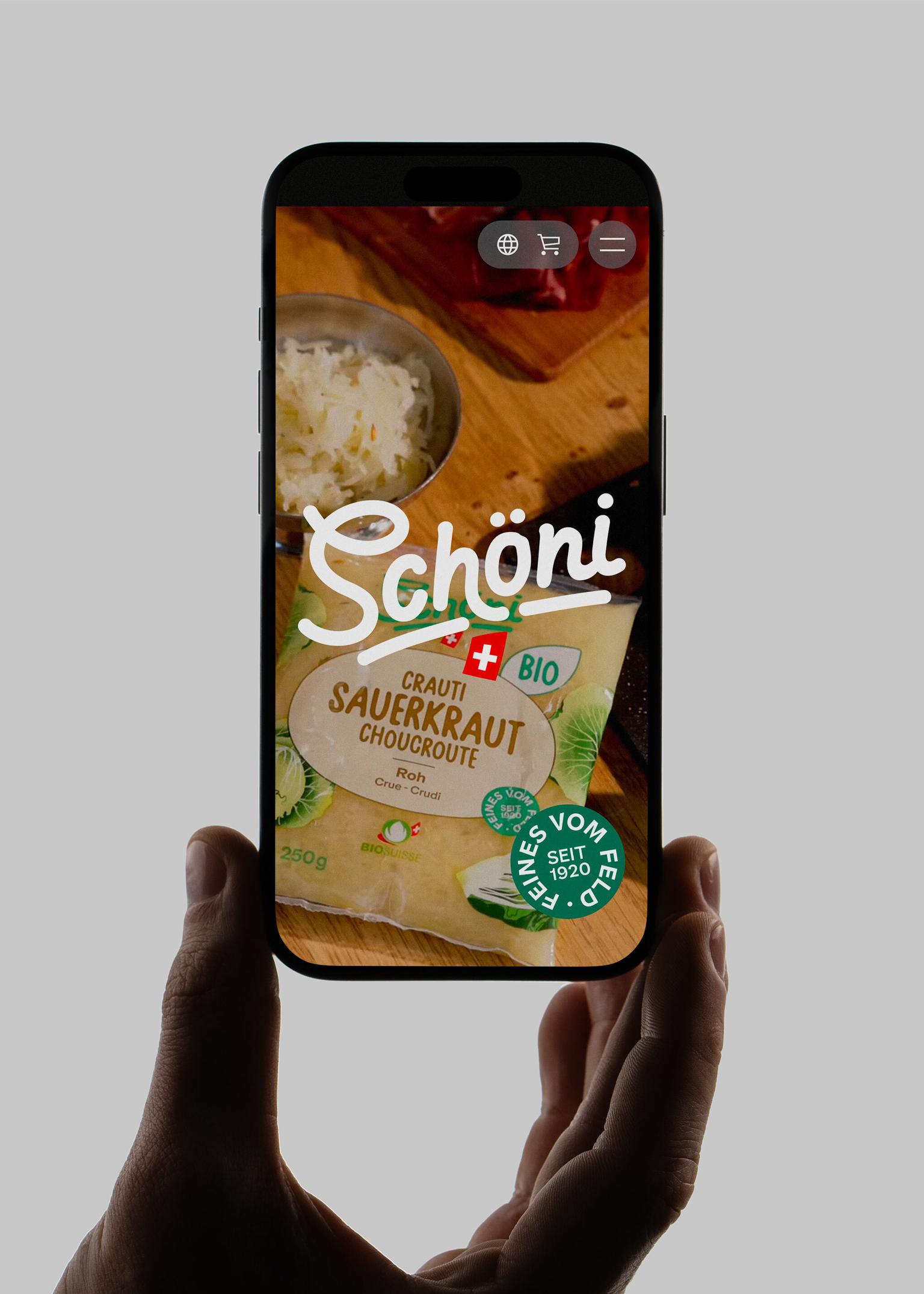 Bild von Schöni Food: Neue Corporate Website mit Shopify Storefront Web Components