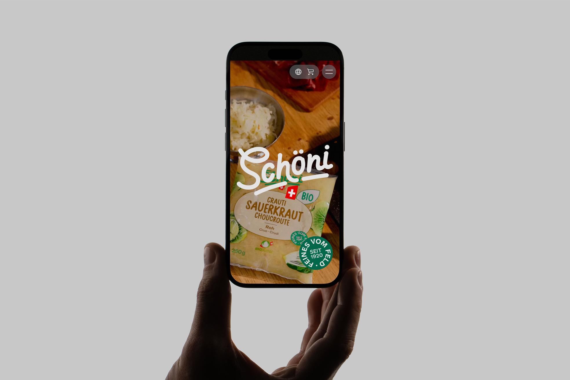 Bild von Shopify nahtlos in eine Corporate Website integriert