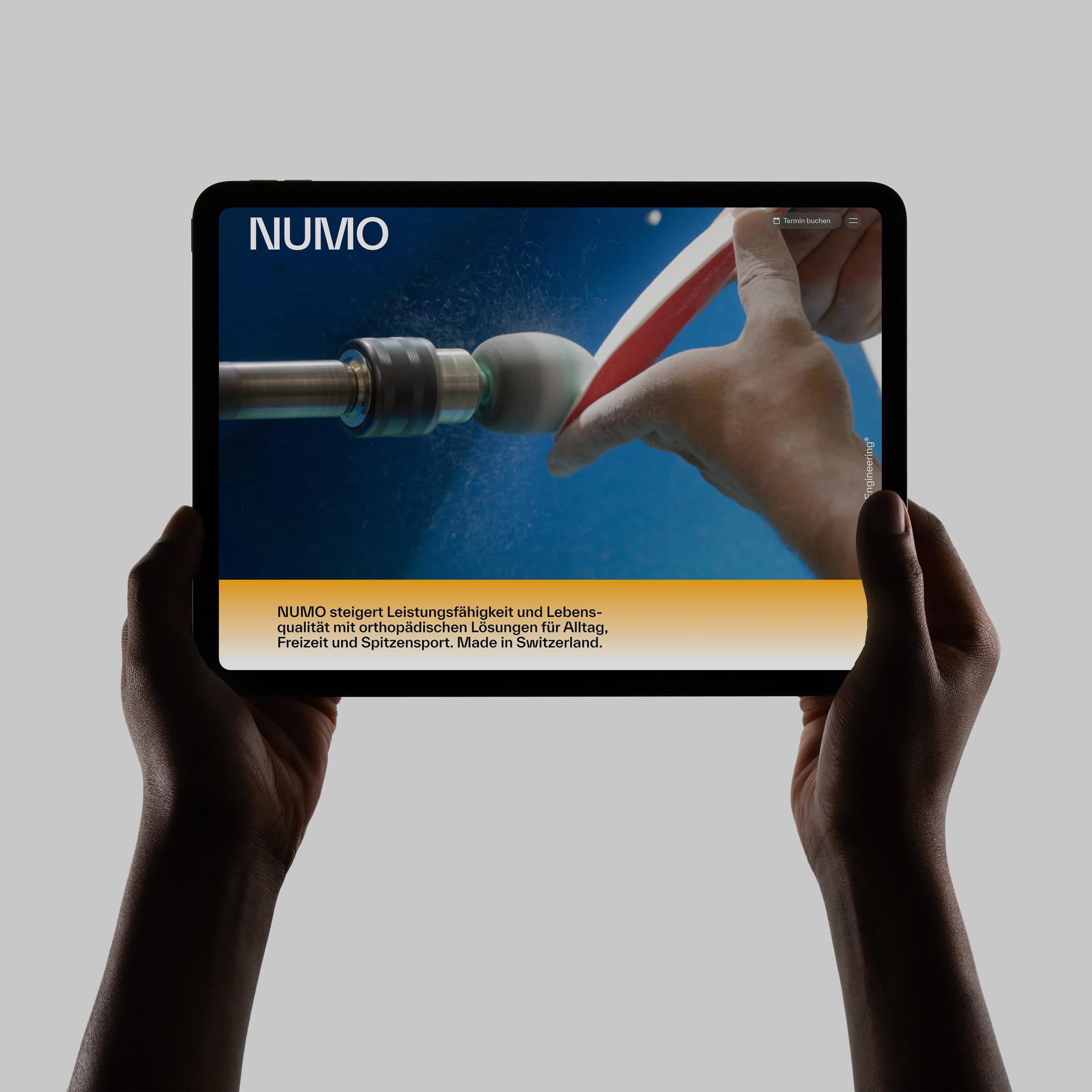 Bild von Neue Website für NUMO Orthopädie