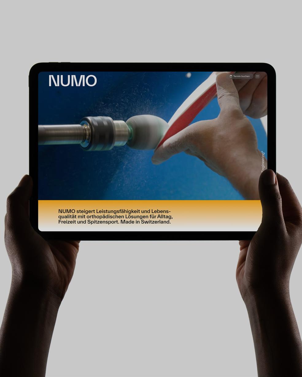Bild von Neue Website für NUMO Orthopädie