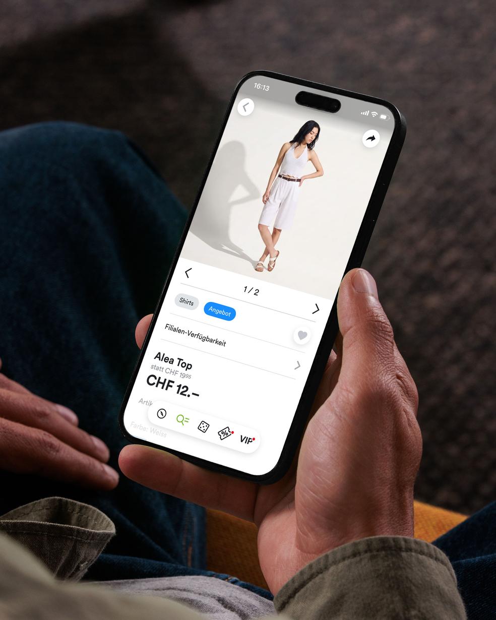 Chicorée KI-Produktbilder auf Mobile Website